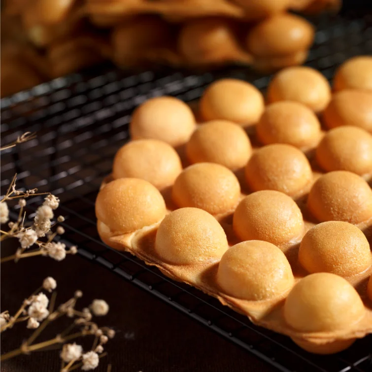
Hot Selling good taste egg waffle puff powder mix for egg waffle,factory price,Halal Egg puffs Hong Kong style waffle eggie 