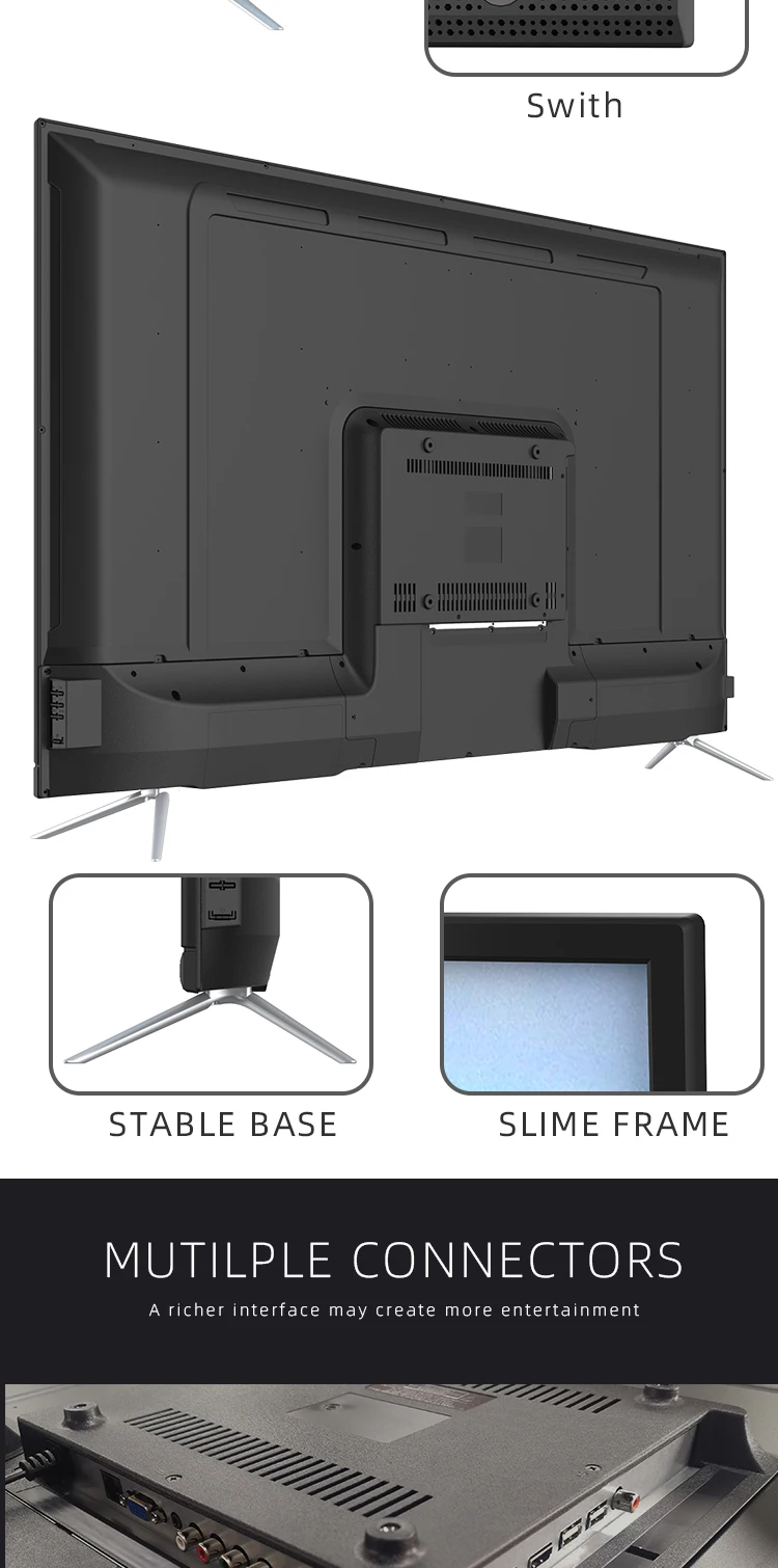 A+ Grade Panel Android Smart Tv Android 9.0 Sound Bar 65" Led Tv Buy