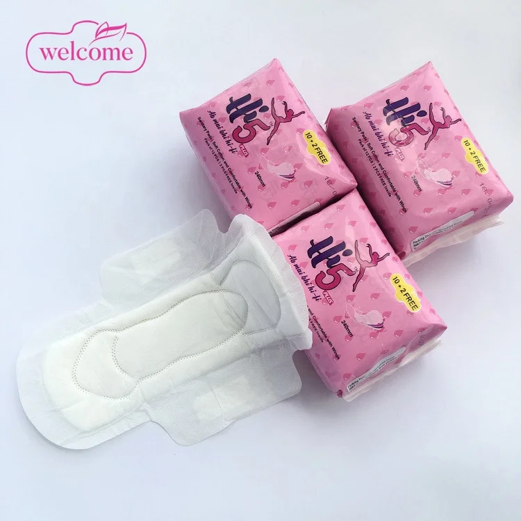 

2021 Top Trending Products OEM High Quality Eco Friendly Compostable Sanitary_ Pad Sanitary Pad Custom