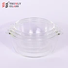 Levt bpa フリー 100% シリコーンの柔軟な吸引マスキング混合摂食ボウル 7 個ガラスセット 5 個 (電子コンポーネント)