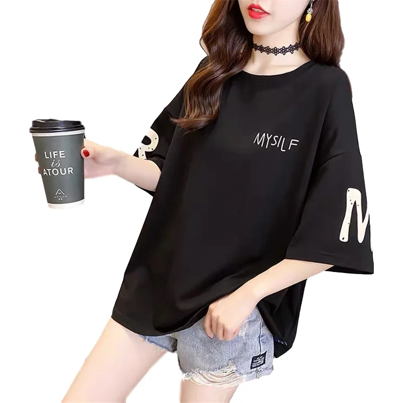 

Manufacturer Supplied round o neck summer 100% cotton casual t-shirt for women