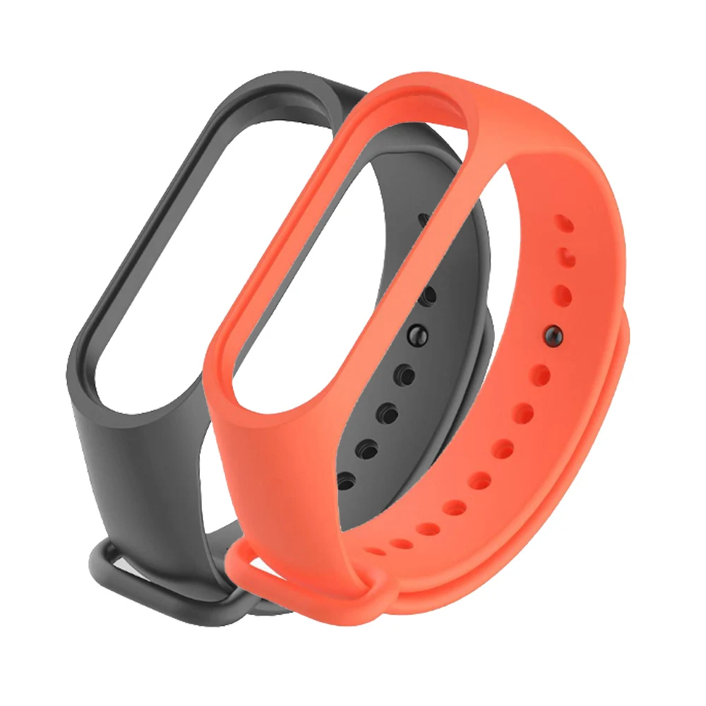 

Sport Rubber Silicone Smart Watch Strap Bracelet For Mi Band 5 3 4, 18 colors