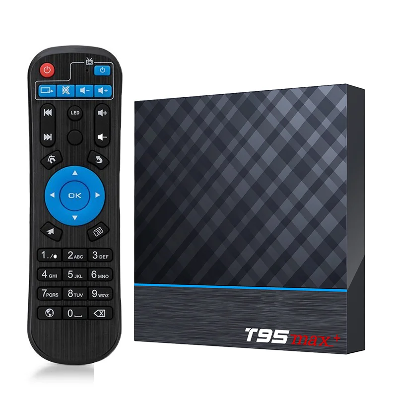 

T95MAX+ android tv box Amlogic S905x3 T95 max plus Android 9.0 1920x1080 8K 4GB RAM 64GB ROM Media Player TV Box