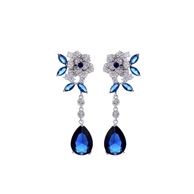 

Manufacturers wholesale gemstone earrings, bridal wedding earrings, Picture