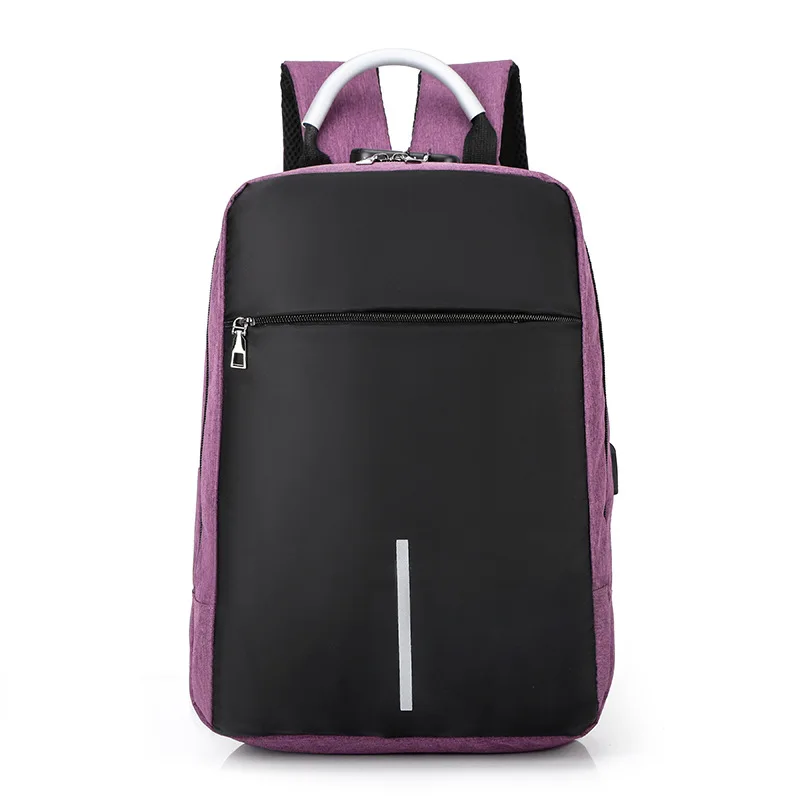 

OEM ODM laptop customized logo waterproof USB port high quality laptop backpack for business trip, 4 colors or customized
