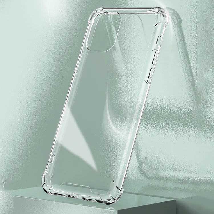 

Free sample airbag shockproof soft tpu transparent clear phone back cover case for iphone 12 pro