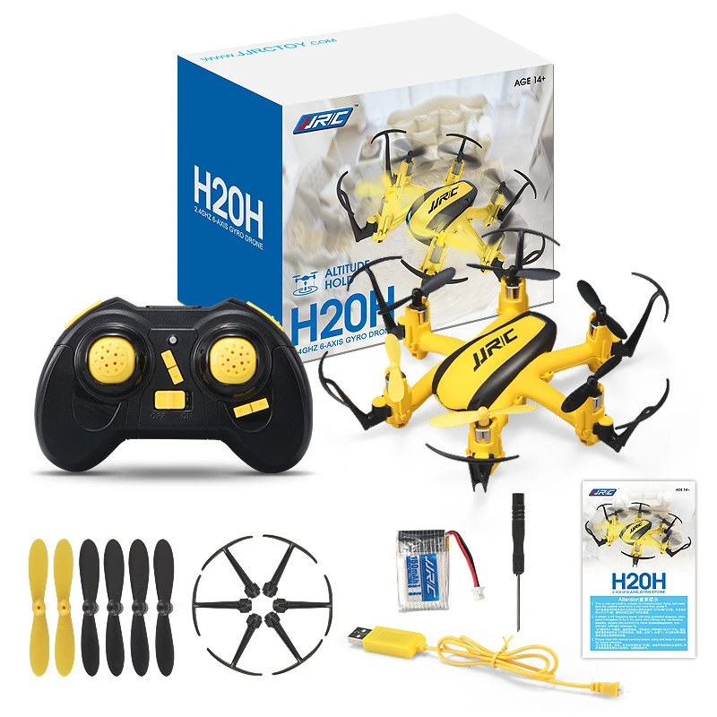 

Stable Flight Automatic Altitude Hold 4 Channel Mini 6 Axis Helicopter Toys RC Quadcopter Drones With 360 flip, Yellow