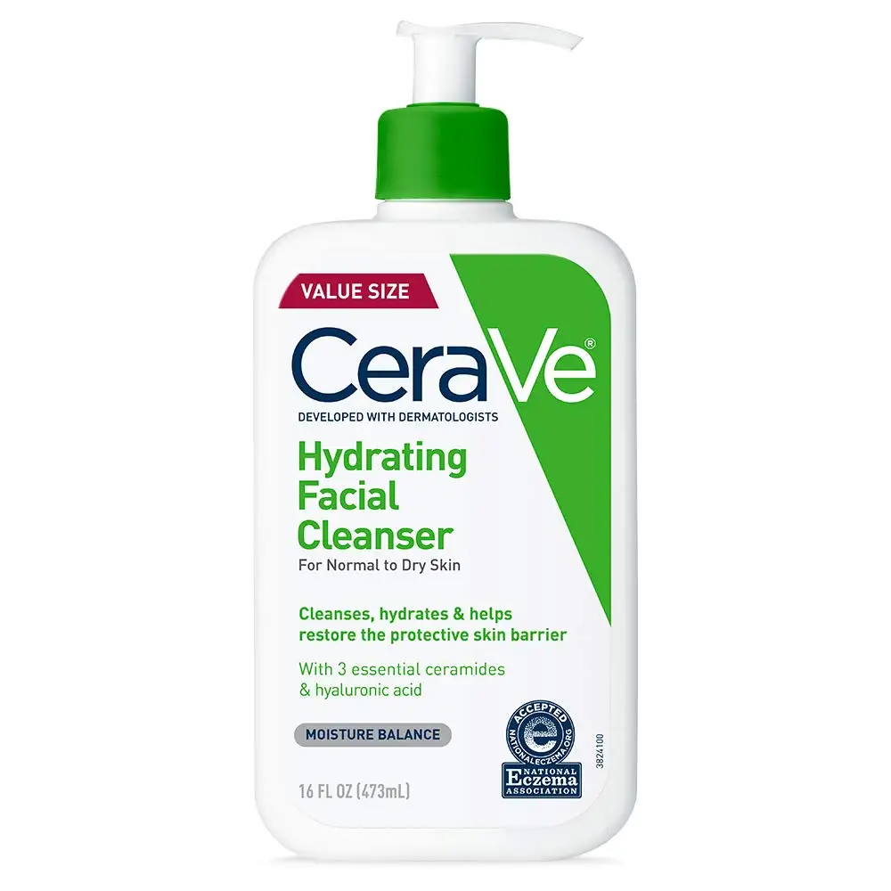 

Hydrating Facial Cleanser Moisturizing Non-Foaming Face Wash with Acid and Glycerin