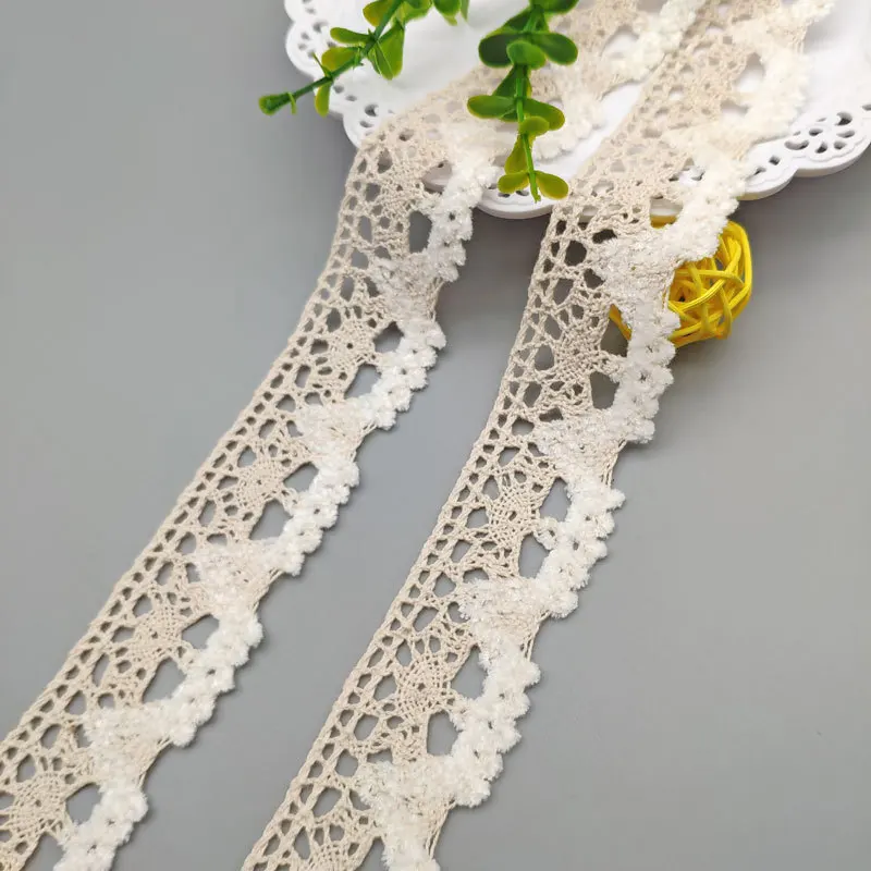 

Width 1-5cm Curtain lace cotton thread lace Trim For children's socks decoration cotton edge