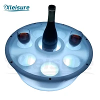 

2020 upgrade spa hot tub float LED bar movable LED glass holder for spa pool hot tub swim spa