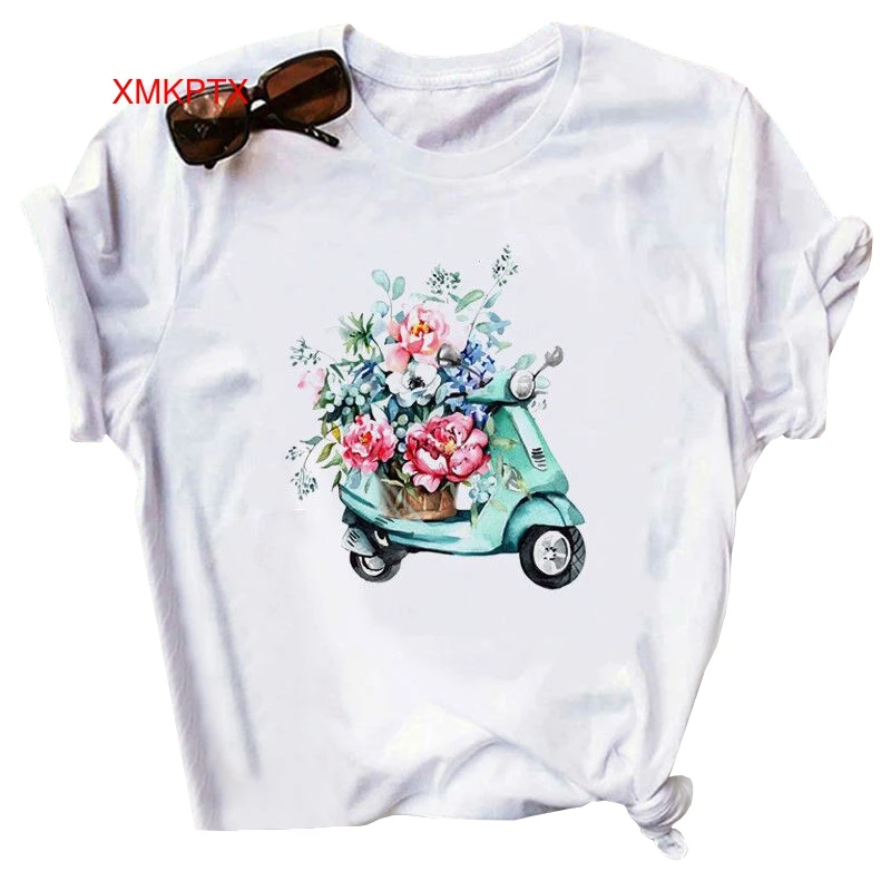 

2021 The New Listing Striped Pattern Type Support 7 Days Sample Order Lead Time Polyester / Cotton Material Women's T-shirts, Have many color for you choose