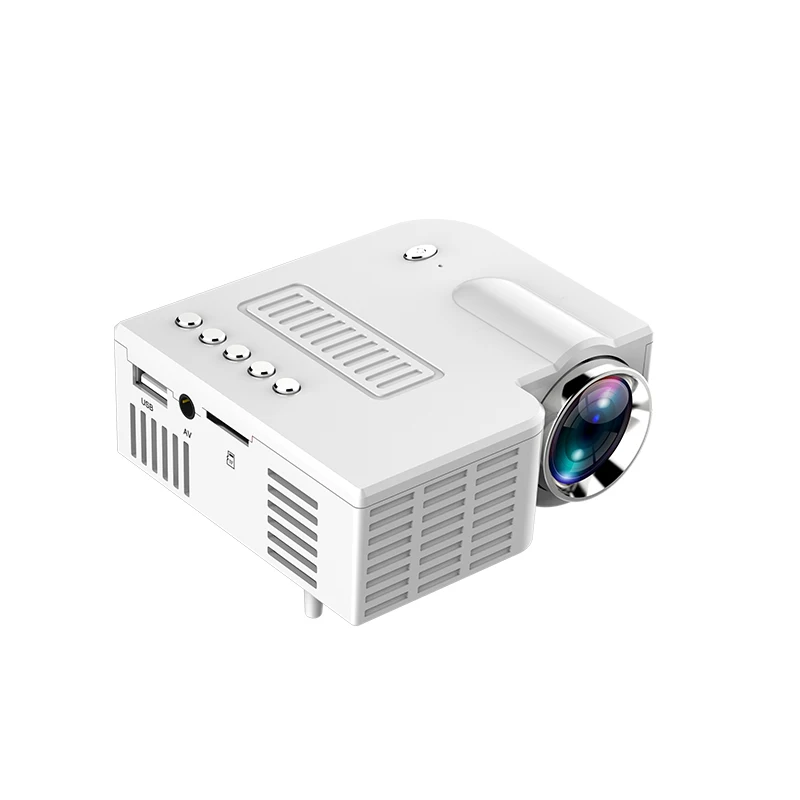 

2020 Asher Christmas Gift OEM Unic Mini Projector YG300 UC28C Video Mini Home Projector UC28, I6.7m