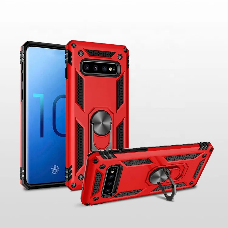 

Saiboro New arrivals 2019 Smart Phone Case For Samsung s10, For Samsung s10 Foldable Stand Phone Case Tpu Pc, Customized is welcome