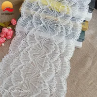 

21cm E2911 knitted elastic scalloped lace for underwear lingerie