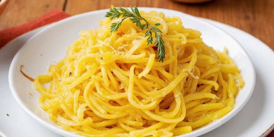 Curry coconut spaghetti squash with thai basil