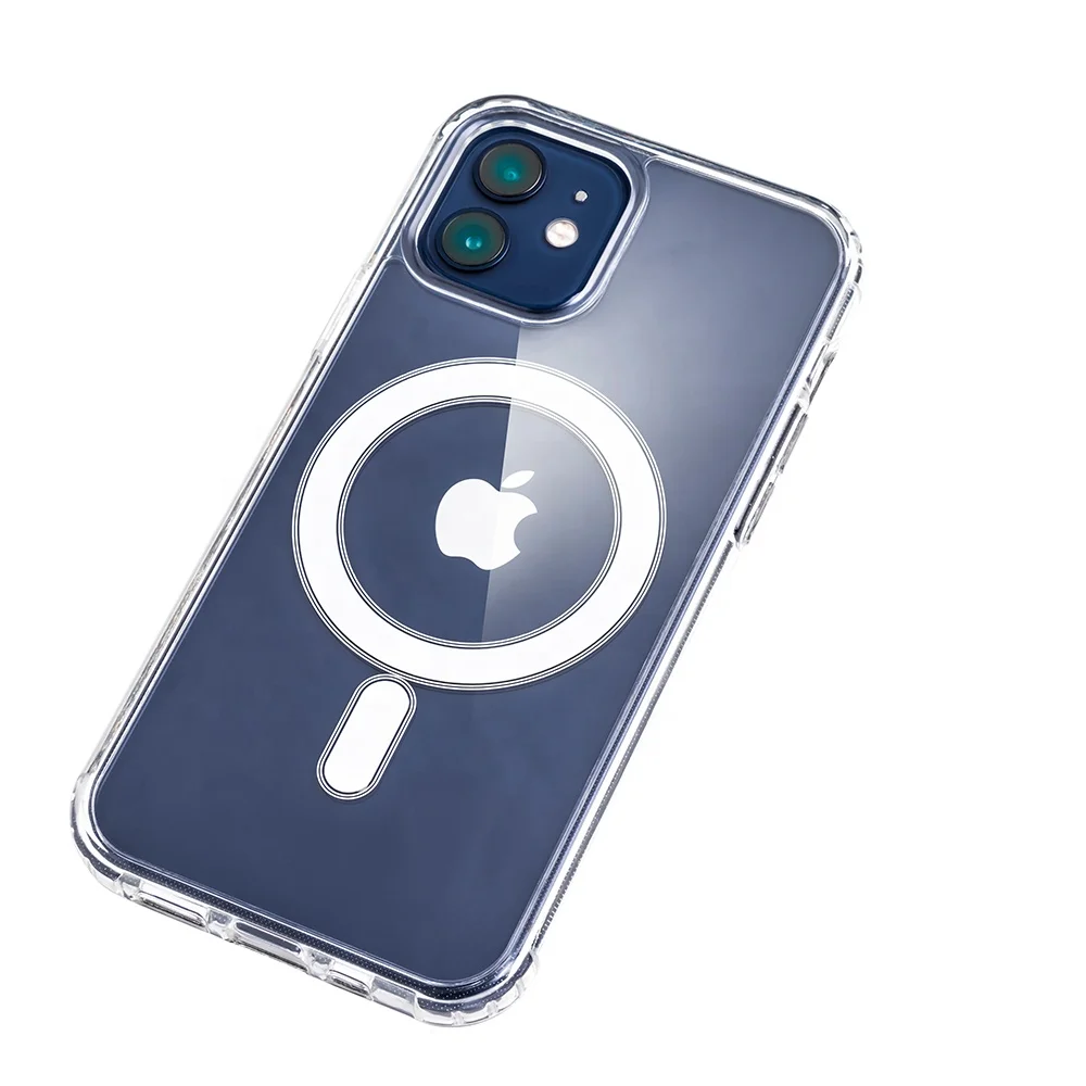 

Mobile phone bags & cases Wireless Charger Clear Transparent Magnetic Magnet Acrylic Phone Case for IPhone 13