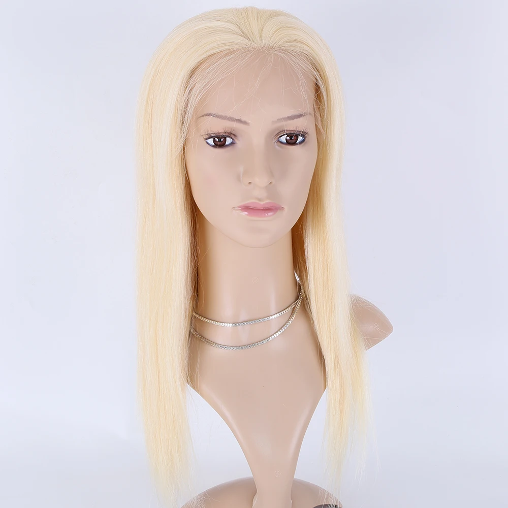 

Premier European Virgin Hair 613 Blonde Single Hair Single Knots HD Film Thin Lace Jewish Kosher Lace Top Wig