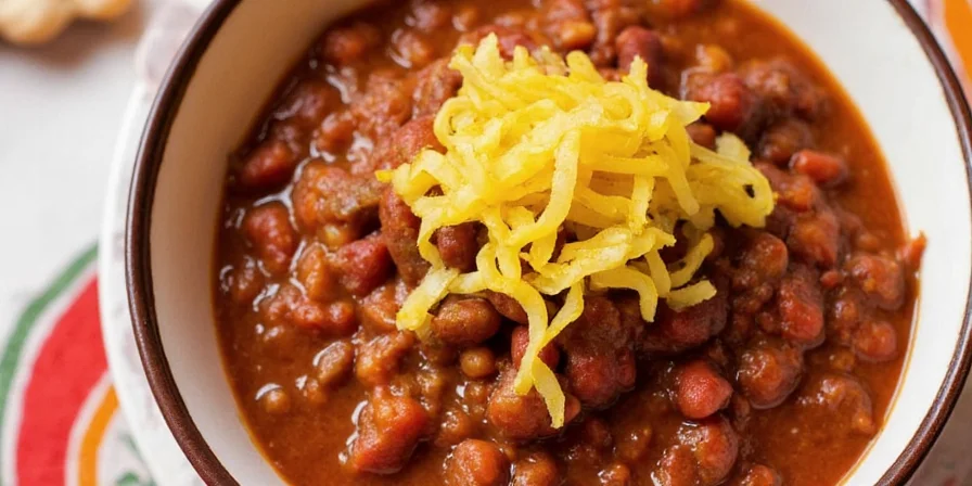 Crockpot Chili with Exotic Spices