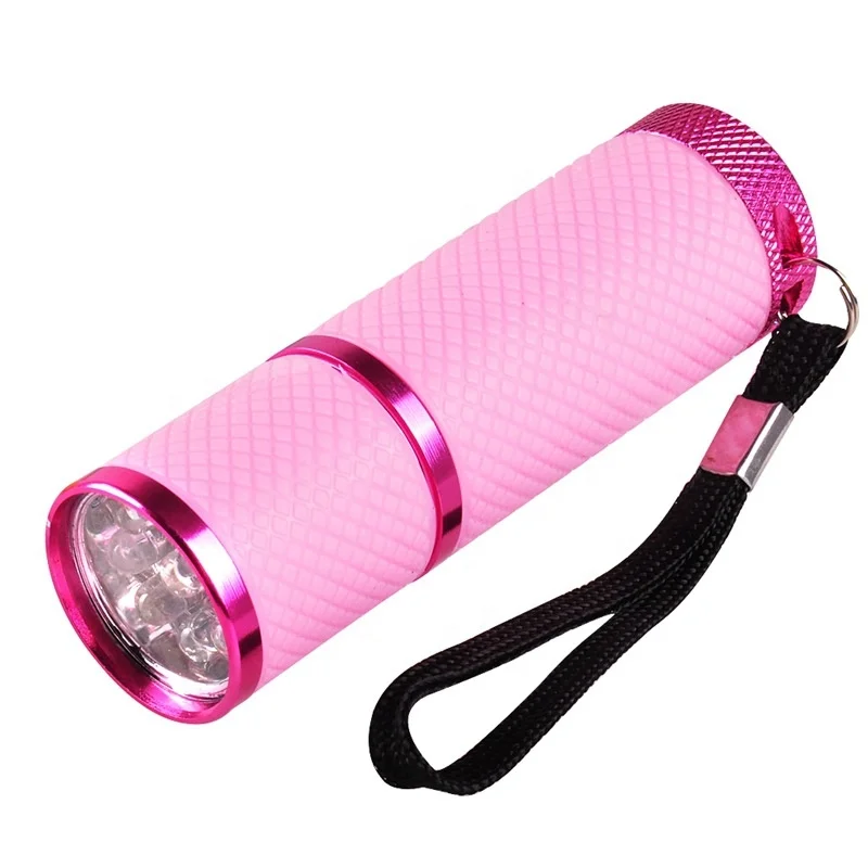 

4 colors mini portable nail art flashlight LED nail polish glue phototherapy lamp small baking lamp battery models