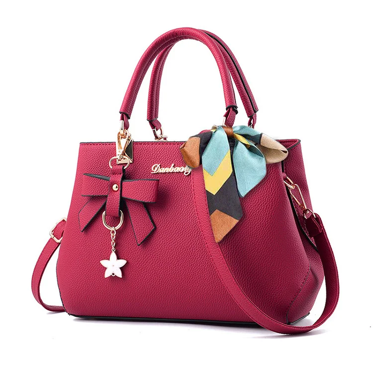 

2021 wholesale custom ladies fashion pu leather shoulder luxury hand bags female women handbags, As picture show