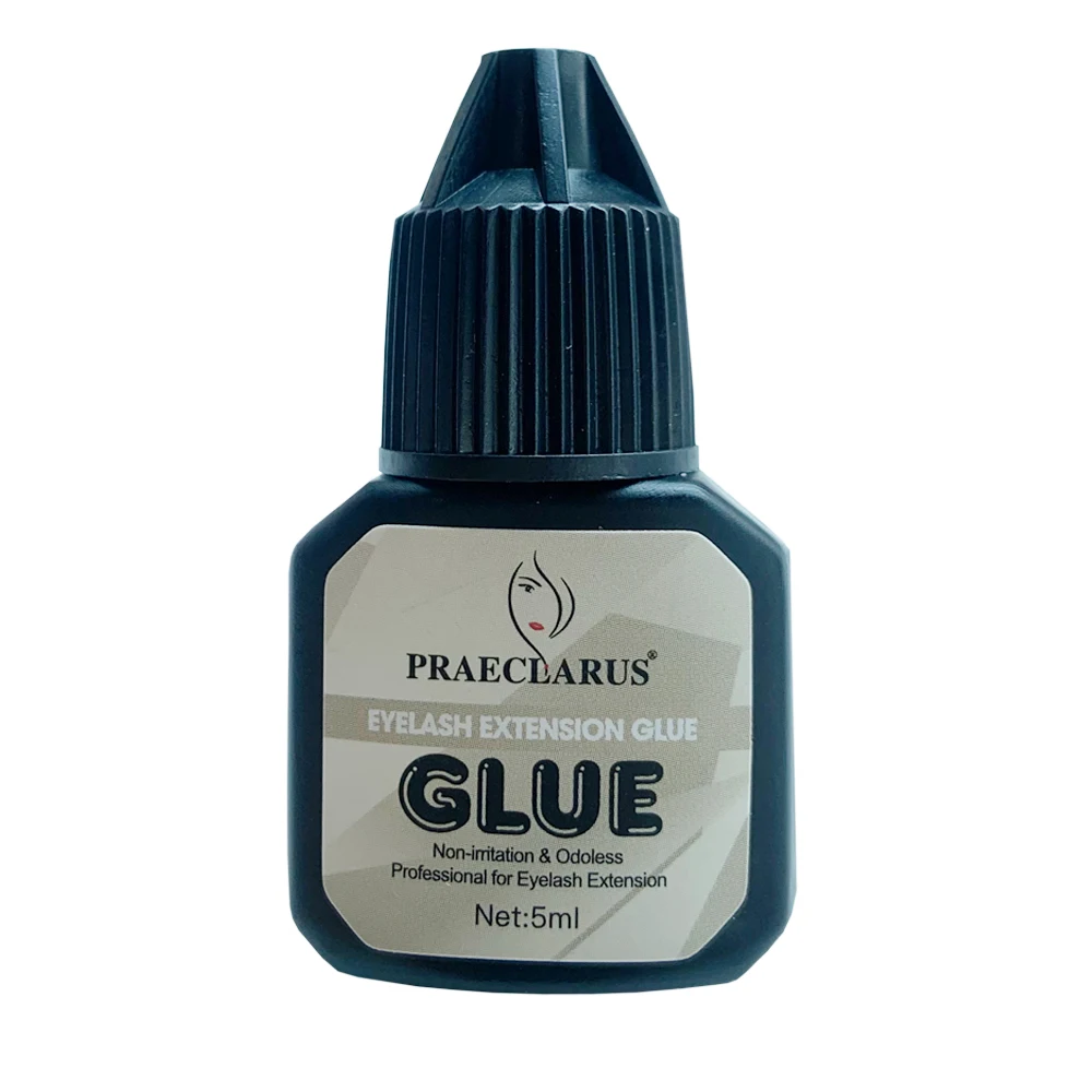 

Black Diy Lash Extension Glue Drying Long Lasting Oilproof and Waterproof Wholesale Custom 1 Sec Eyelash Glue Accept Custom Logo