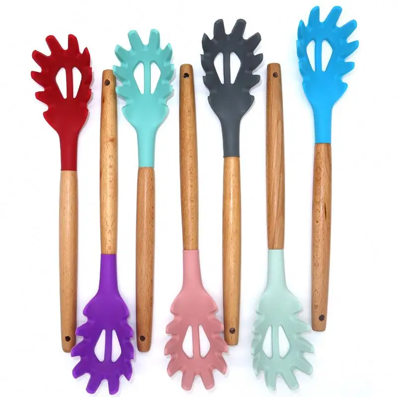 

Silicone Kitchen Utensil Set (5 Pieces) Grade With Hygienic Solid Coating Household Kitchen Silicone Tool Set