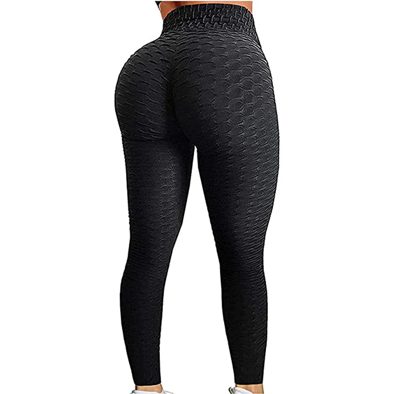 

Honey Comb Jacquard Textured Anti Cellulite Plus Size Fitness Yoga Workout Leggings