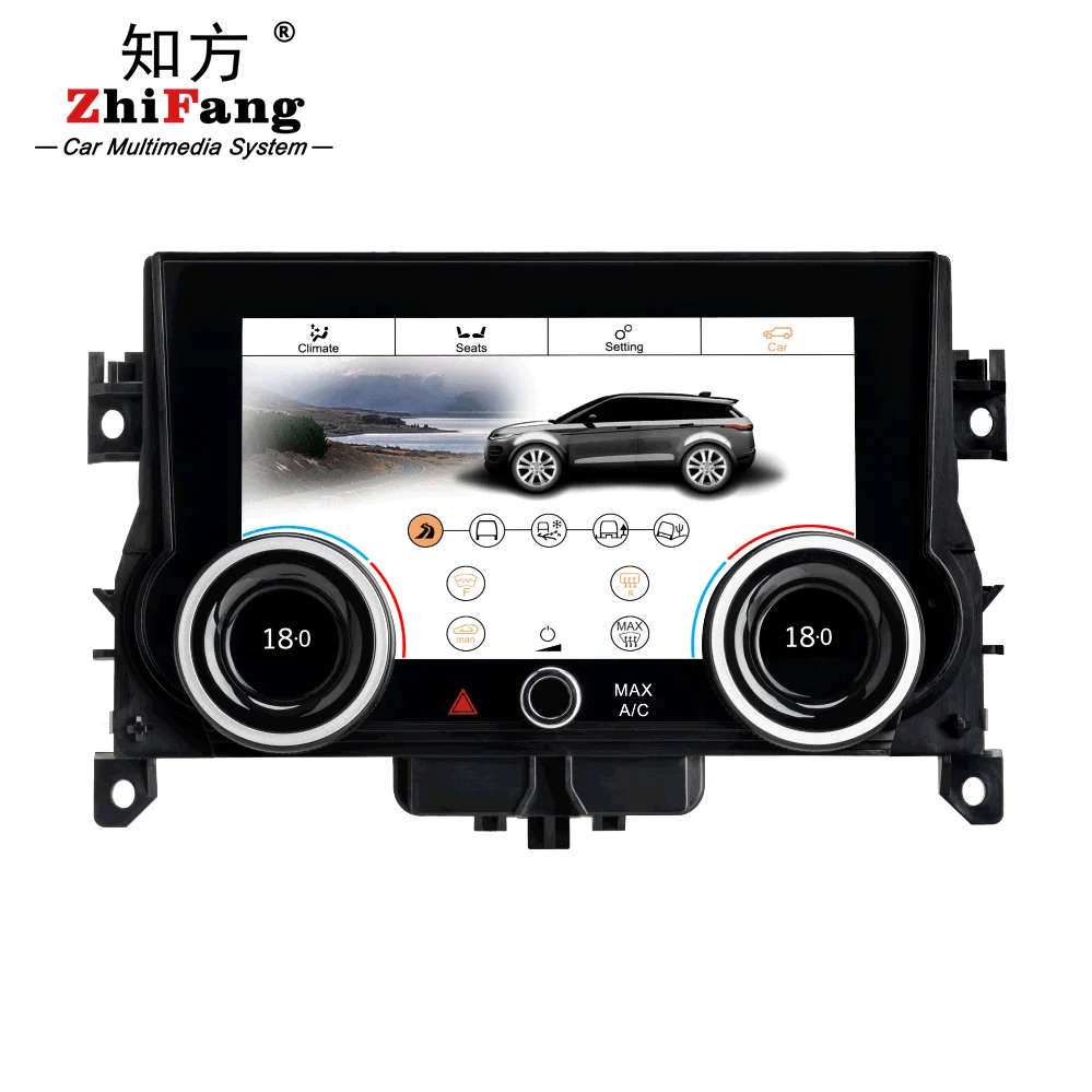 

ZhiFang Factory AC panel upgrade display screen climate control lcd touch screen air conditioner for 2012-2018 Rover Evoque
