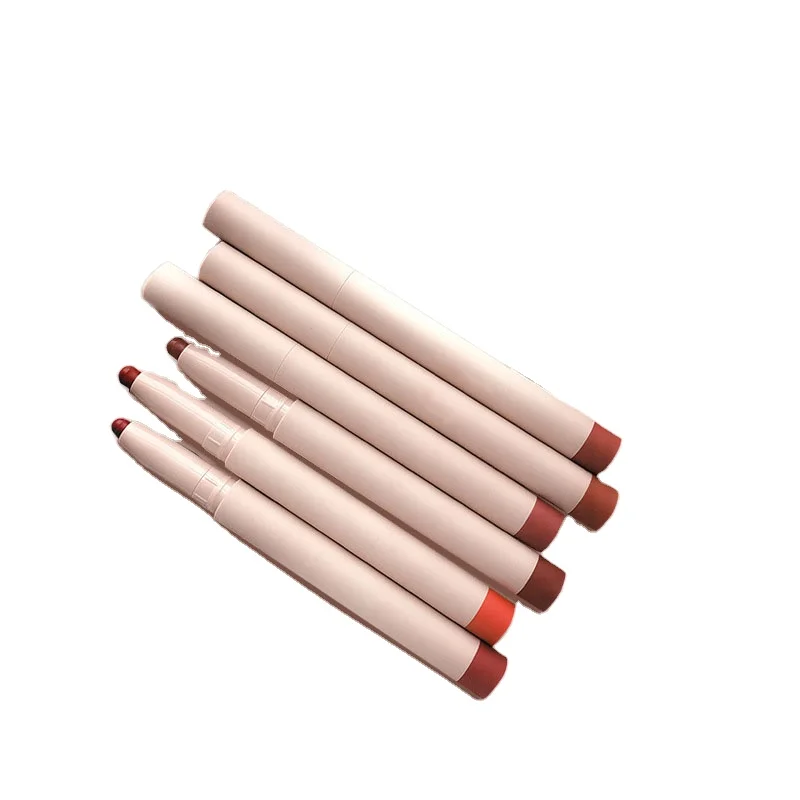 

2021 matte lipstick pencil private label flower lipstick lipstick pencil, 12 colors