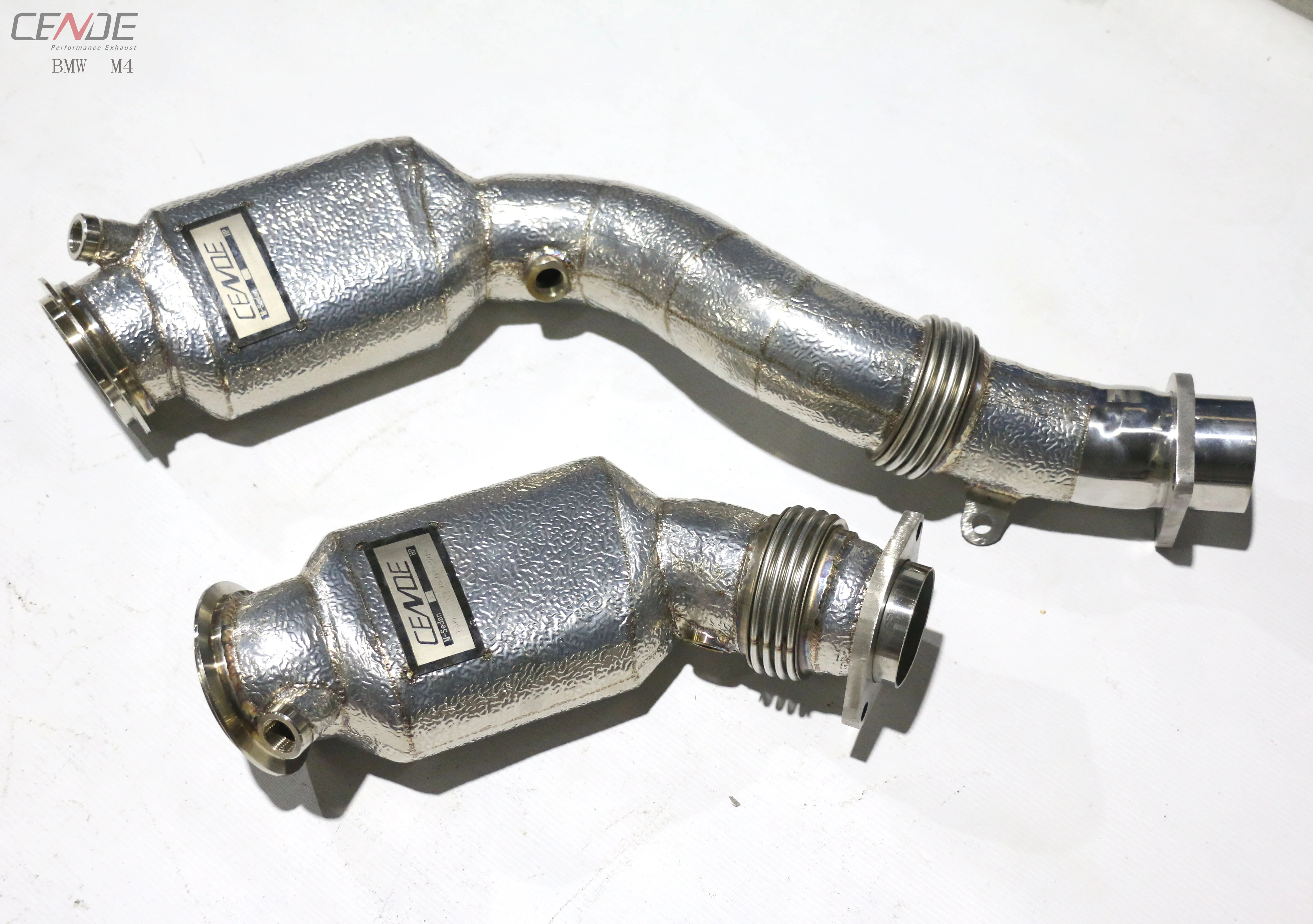 Stainless Steel High Flow Catalytic Converter Universal For Bmw M3 M4