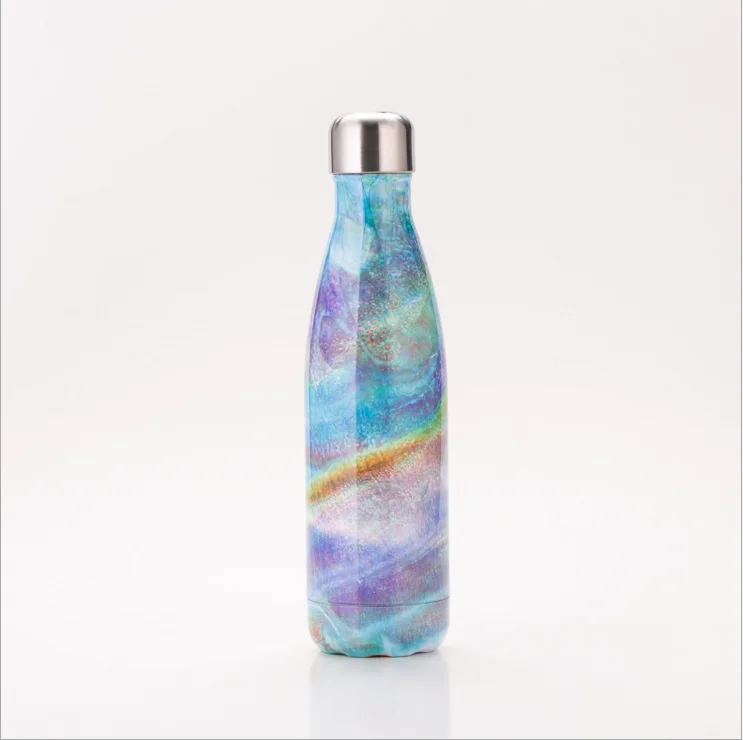 

Logo Printing Double Wall Insulated Stainless Steel Sports Vacuum Flask Water Bottle