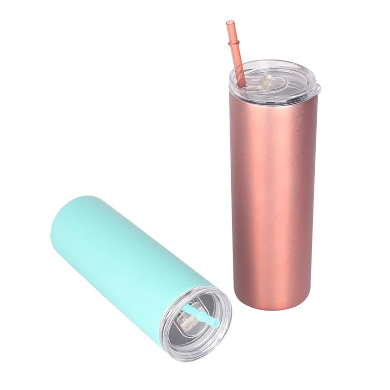 

Stainless Steel Straight Straw Vacuum Tumbler Double Wall Travel Mug Cool-Chunlong