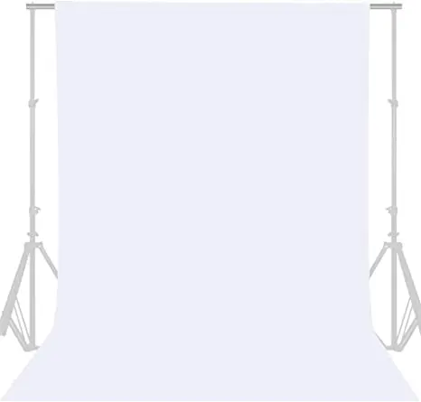 

White Backdrop Background for Photography Photo Booth Backdrop for Photo shoot Background Screen Video Recording, Can be customized