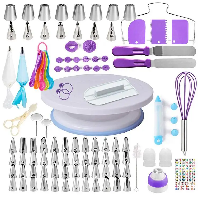 

Cake Decorating Kit Supplies Baking Accessories Pastry Tools cake decoration with hedgehog shaped plastic box