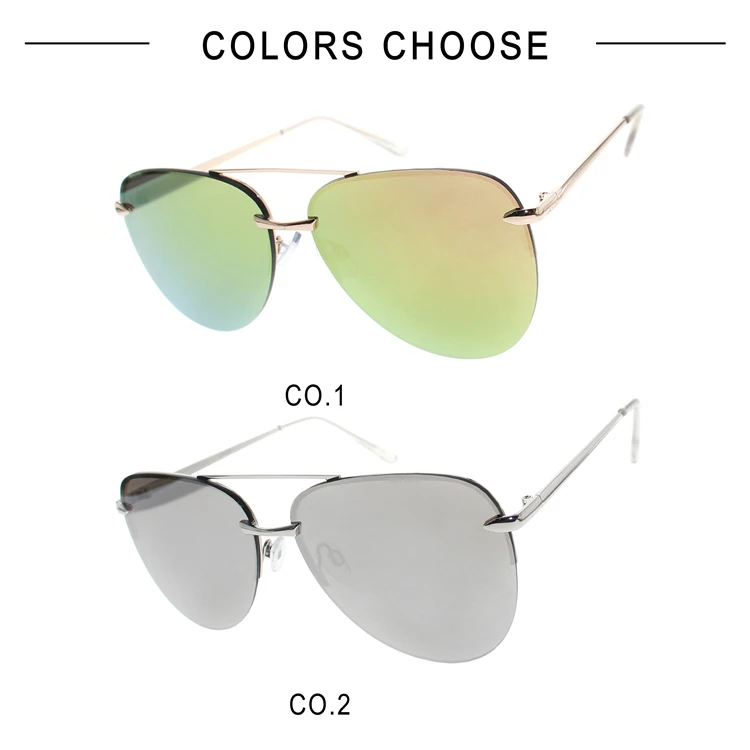 Venta al por mayor de gafas de sol polarizadas clásicas de aviación para los hombres muestra gratis estilo de moda con marco de aleación de plata gafas de sol
