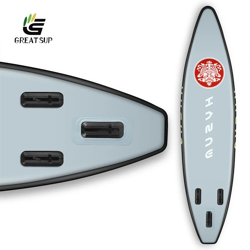 

China Factory Customized Summer Surfing Inflatable Stand Up Surfboard, Red
