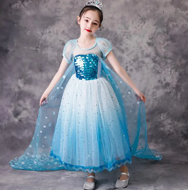 

Blue Short Sleeves Movie Theme Dresses Long Shawl Movie Theme Dresses