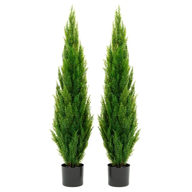 

Wholesale 4 feet Outdoor Indoor Decor Tower type Artificial Cypress /Pine/ cedar tree, Green color