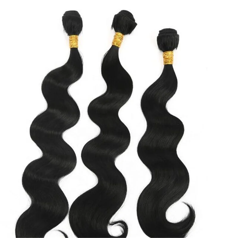 

Europe America Body Wave Synthetic Hair Extension, Black