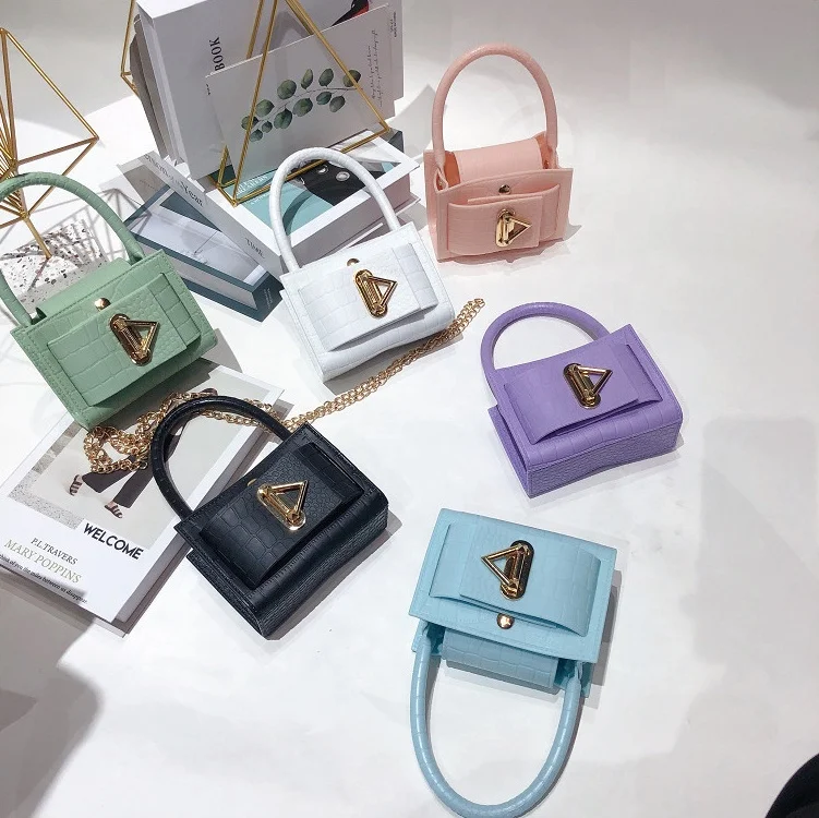 

Wholesale 2021 Fashion mini bag crossbody bags colorful vintage kids designer jelly handbags lovely little girls purses kids