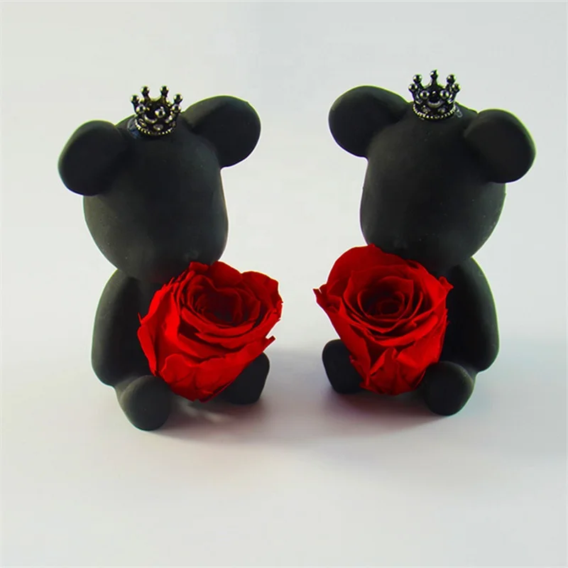 

3D Bear Shaped Black Ceramic Home Fragrance Diffuser Decorative Scented Clay Stone Air Freshener Aroma Oil Diffuser