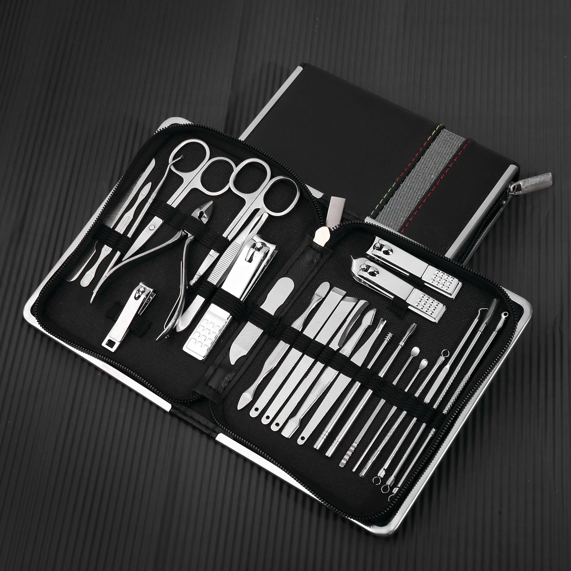 

Custom Logo Stainless Steel Clipper Manicure Pedicure Cutter Professional Nails Scissors Set