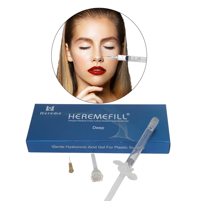 

1ml Deep Line Hyaluronic Acid Prefilled Syringe dermal filler For Anti -Wrinkle