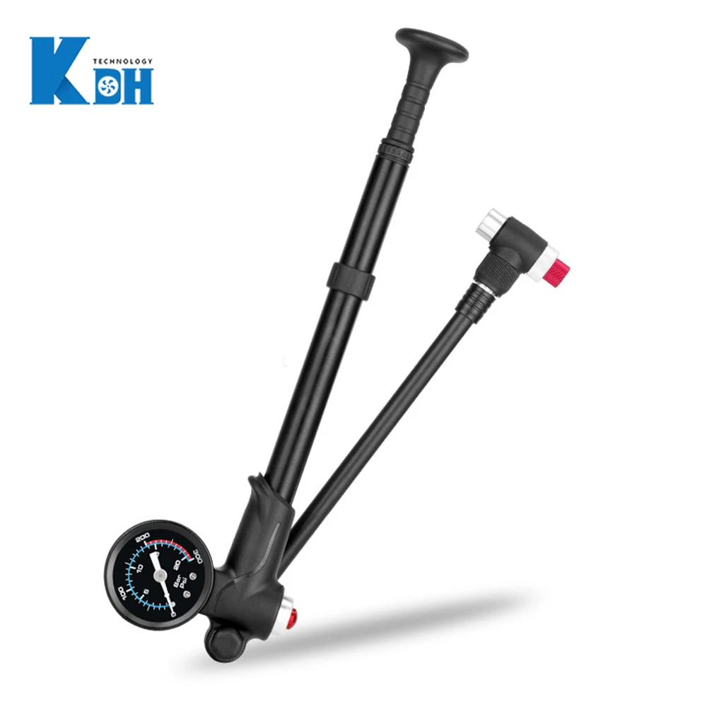 

Aluminum alloy road bike tire pump outdoor portable bicycle mini pump with gauge bicycle pump