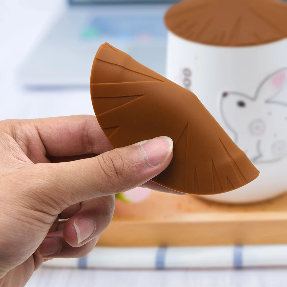 benhaida 流行新设计帽子形状圆形硅胶杯盖 bpa 免费牢不可破的软硅胶