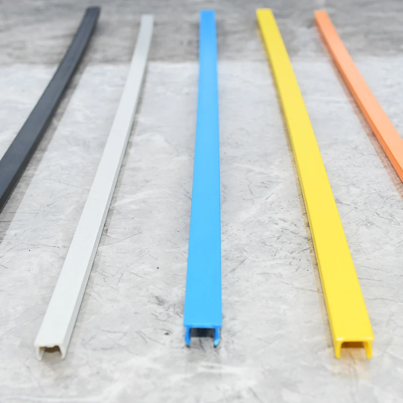 

T Slot Cover Strip Customized Color Pp Pvc Abs Seal Aluminum Pvc T Slot Cover Extruded Plastic Pvc Cover Strip
