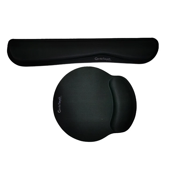 

Rubber Premium Memory Foam Keyboard and Mouse Wrist Rest Pads Set- for Comfortable Typing &Wrist Pain Relief, Custom