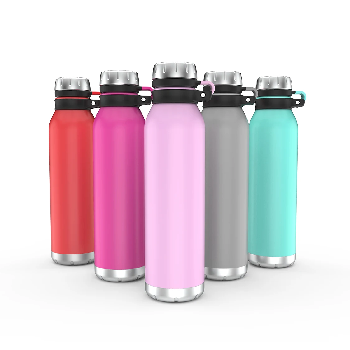 

Wholesale 500ml 1000ml Custom Logo Double Wall Thermos Insulated Stainless Steel Sport Vacuum Flask