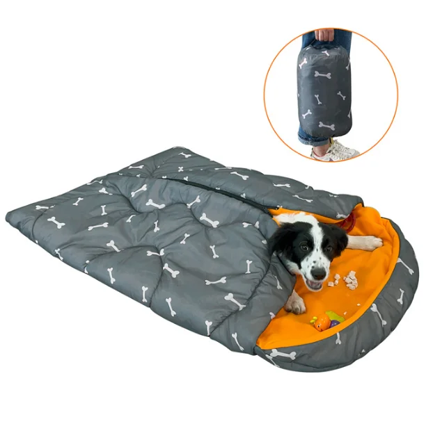 

Indoor Outdoor Travel Camping Hiking Waterproof Warm Packable Dog Sleeping Bed Mat Bag