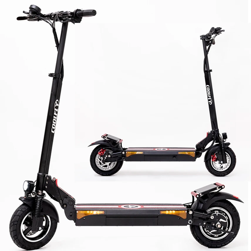 

2021 New style COOLFLY 48V e electro langfeite foldable single motor electric golf cart scooter monster for long arange